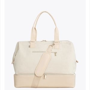 BEIS the weekender in beige brand NWT never used